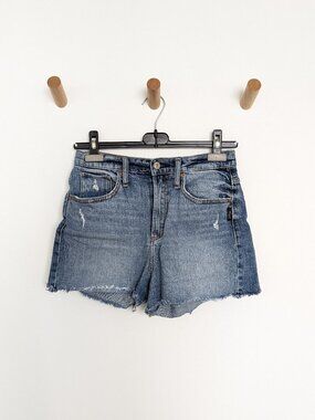 Silver Jeans High-Rise Denim Shorts – Medium Blue, Women's 26